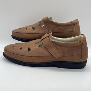 Propet Womens Sz 10 Wide(D) Shoes Ladybug Orthopedic Walking W3232 Brown Leather